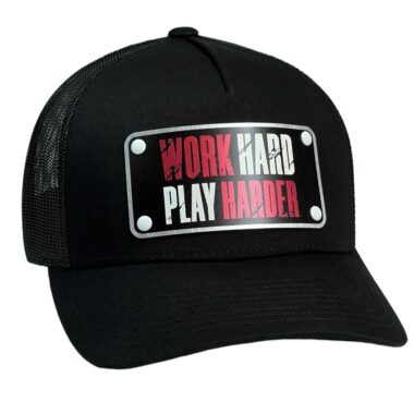 Кепка «WORK HARD PLAY HARDER»